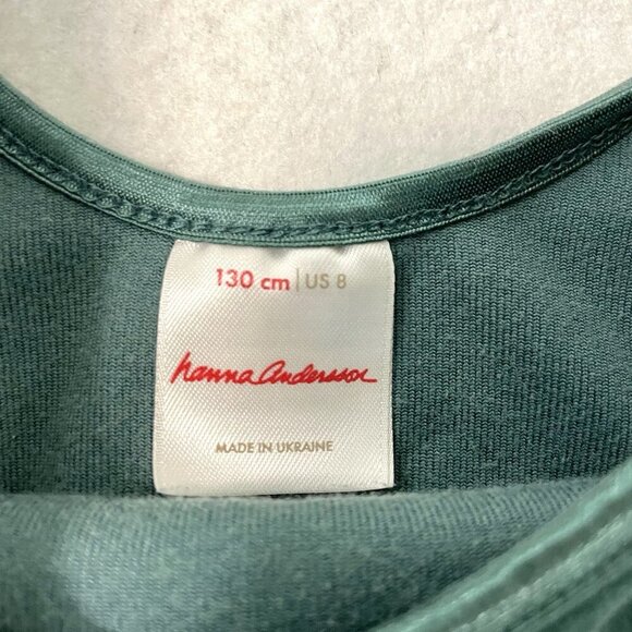 Hanna Andersson LOT BUNDLE of 5 Dresses Shirt Velvet Holiday Girls size 8 - Picture 12 of 16